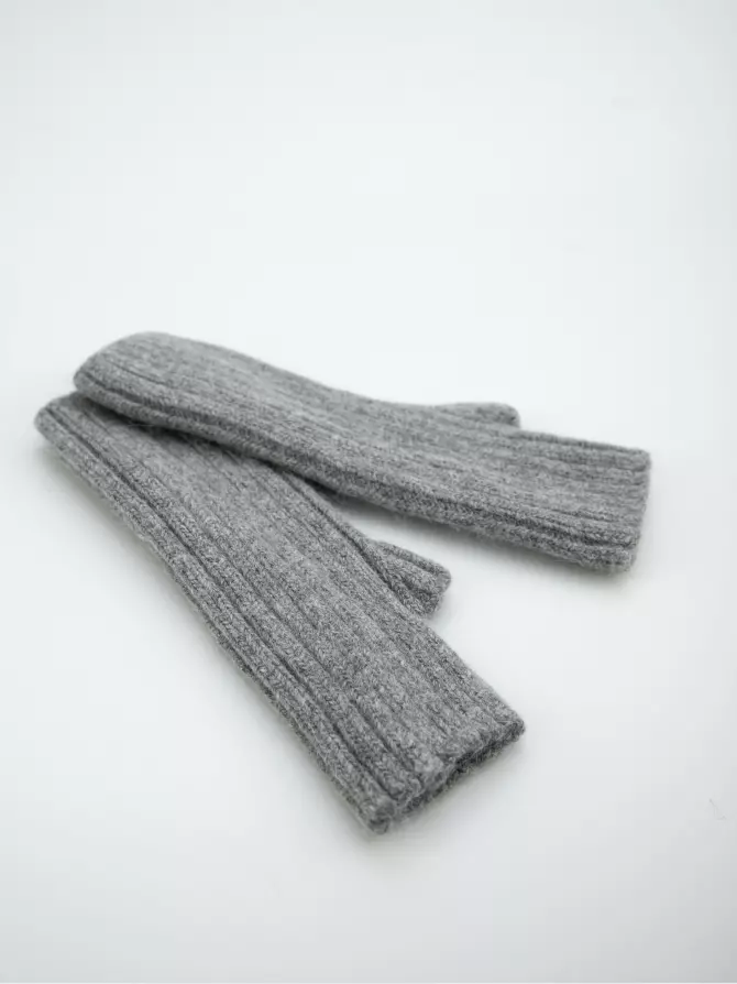 Mittens Respect: grey, Winter - 01