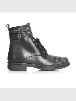 Женские ботинки :  чёрный, Деми - 01