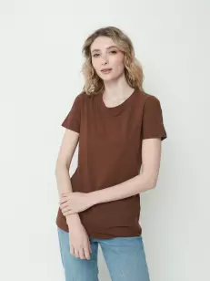 Жіноча футболка URBAN TRACE:  коричневий, Всесезон - 01