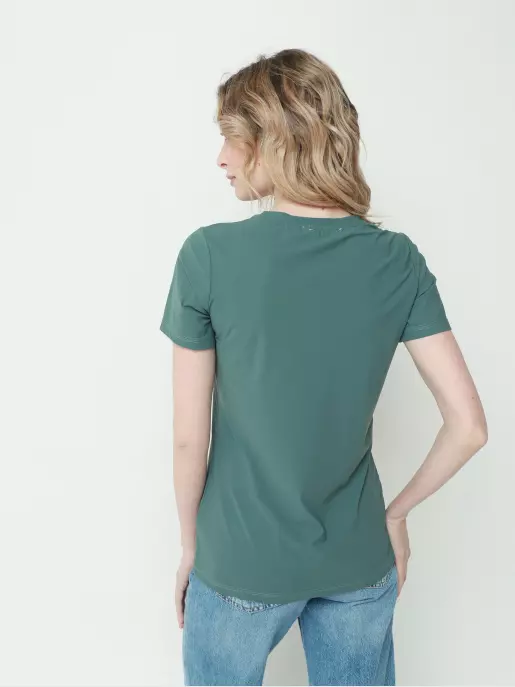 Женская футболка URBAN TRACE: зеленый, Всесезон - 02