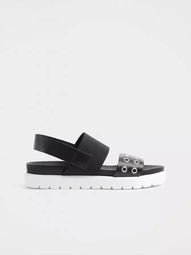 Women's sandals : black, Summer - 00