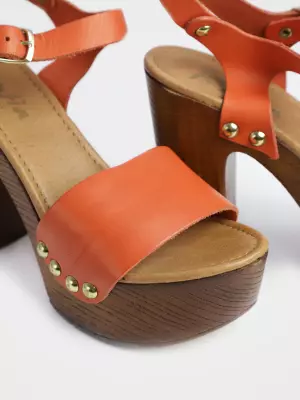 Female sandals :  yellow, Summer - 02