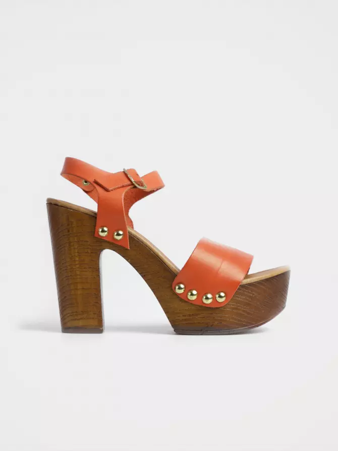 Female sandals : yellow, Summer - 00