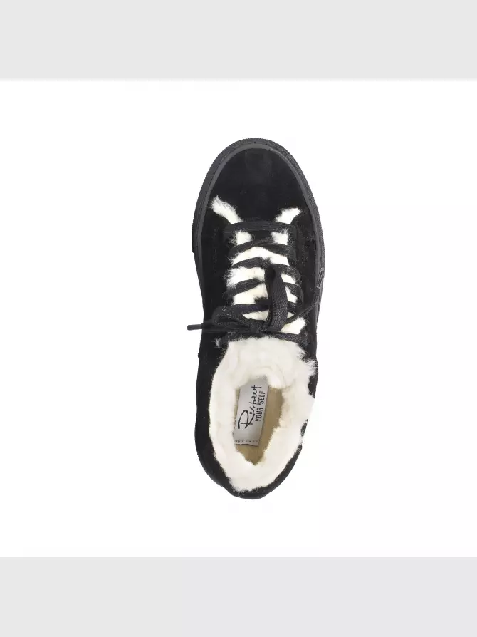 Female shoes Respect: black, Winter - 01