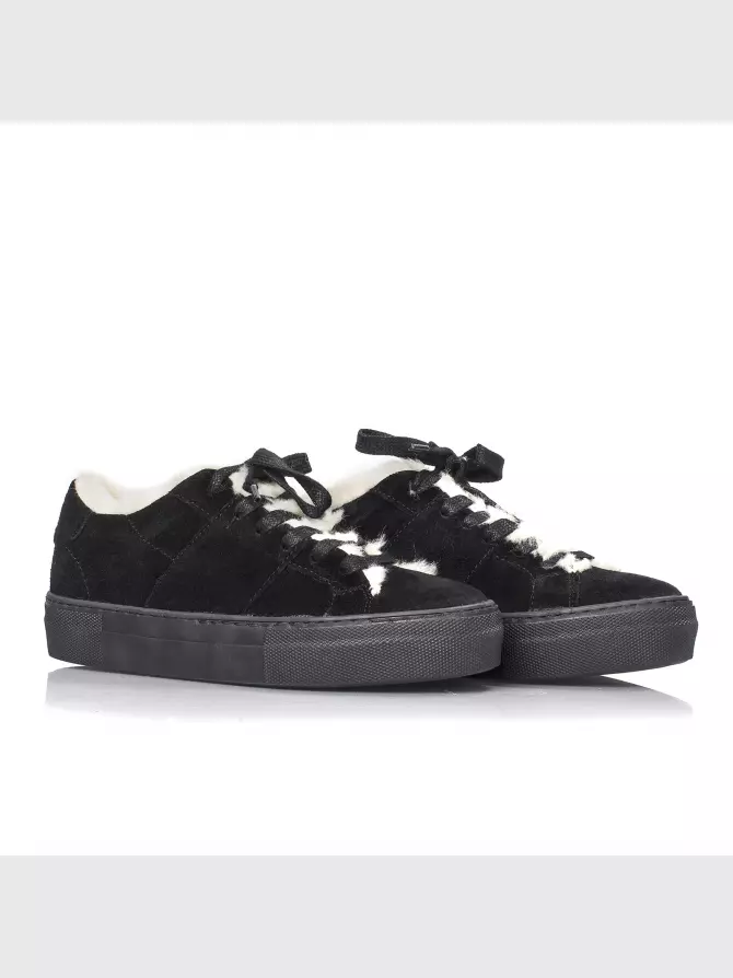 Female shoes Respect: black, Winter - 02