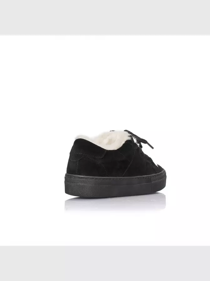 Female shoes Respect: black, Winter - 03