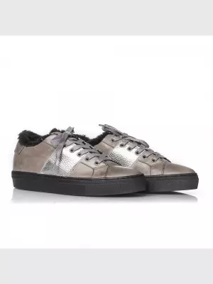 Female shoes Respect:  grey, Winter - 02