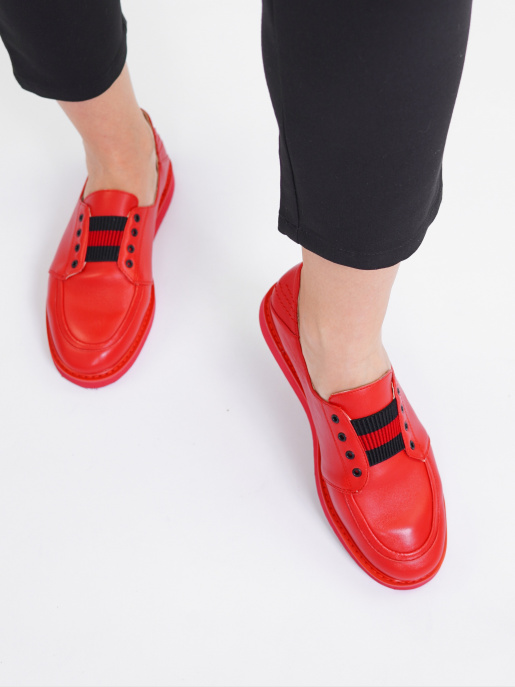 Жіночі туфлі Respect: червоні, Всесезон - 07