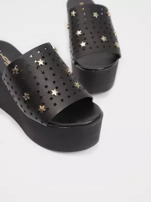 Female shoes :  black, Summer - 02