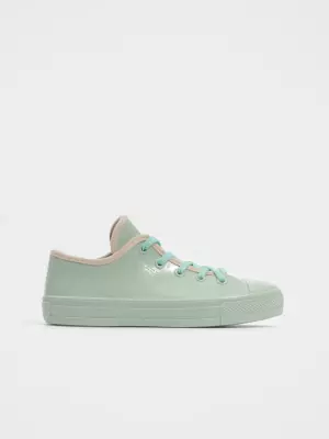 Female sneakers :  green, Summer - 01