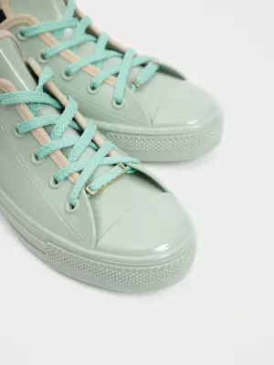 Female sneakers :  green, Summer - 02