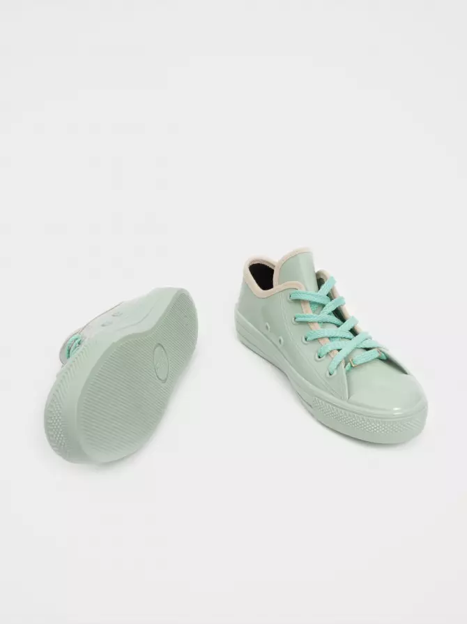 Female sneakers : green, Summer - 04