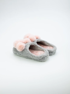 Чоловіче та жіноче домашнє взуття GEMELLI:  сірий, Зима - 02