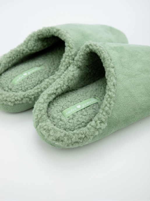 Чоловіче та жіноче домашнє взуття GEMELLI: зеленый, Зима - 07