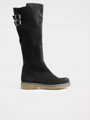 Жіночі чоботи :  чорний, Демі - 01