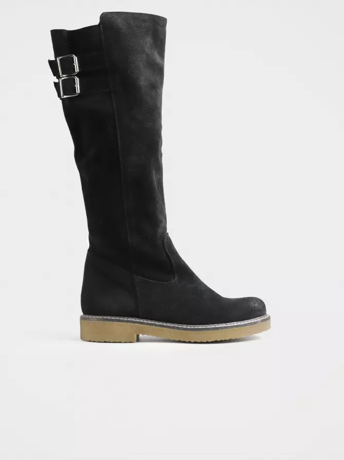 Female high boots : black, Demі - 00