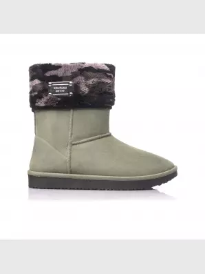 Жіночі черевики :  зелений, Зима - 01