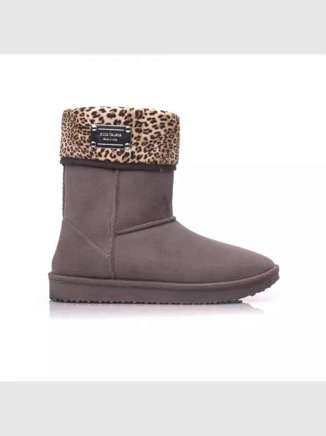 Жіночі черевики : коричневий, Зима - 00