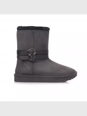 Женские ботинки :  чёрный, Зима - 01