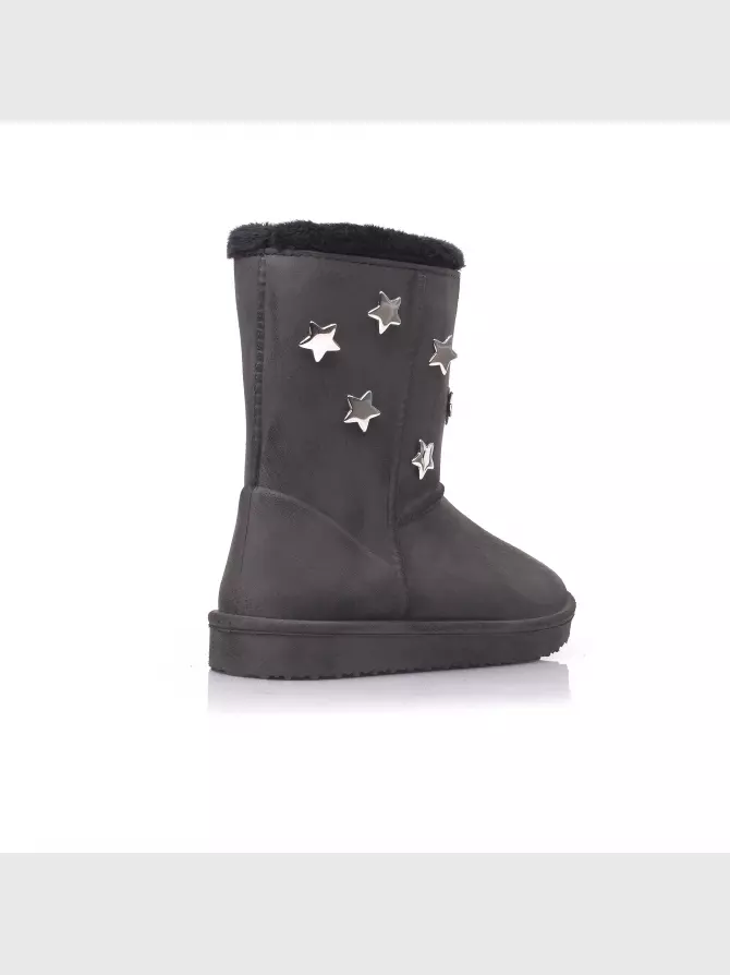 Женские ботинки : чёрный, Зима - 03