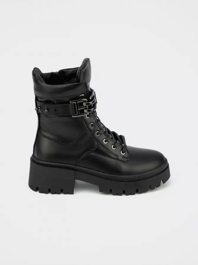 Female boots URBAN TRACE: black, Winter - 00