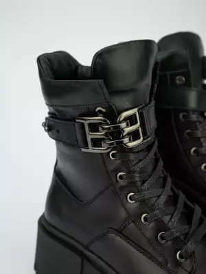 Female boots URBAN TRACE:  black, Winter - 02
