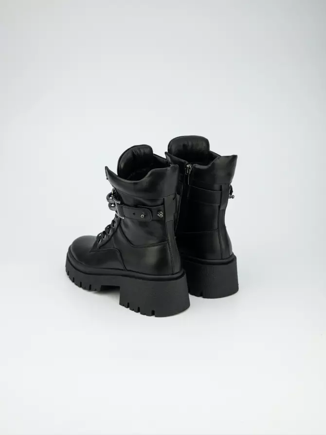 Female boots URBAN TRACE: black, Winter - 03