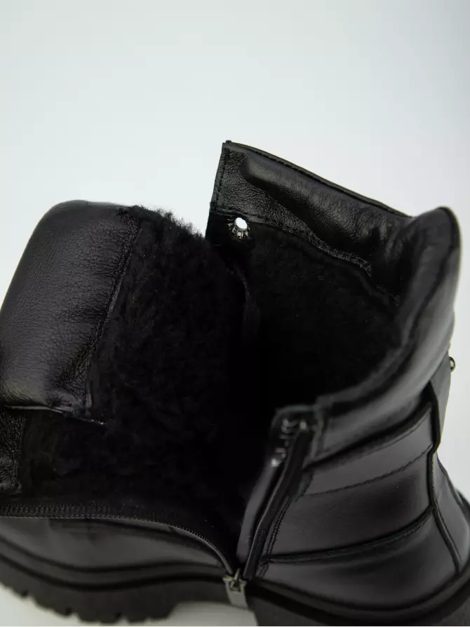 Female boots URBAN TRACE: black, Winter - 05