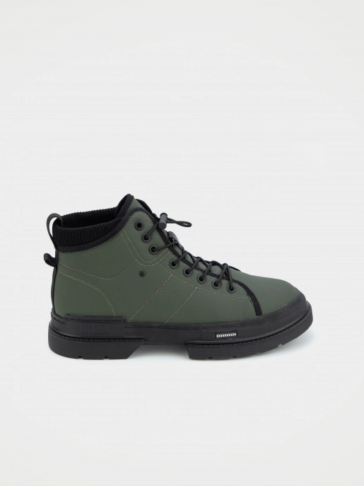 Male boots URBAN TRACE: green, Winter - 00