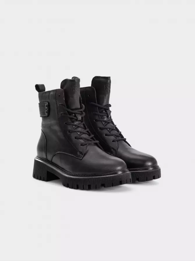 Female boots URBAN TRACE: black, Winter - 01