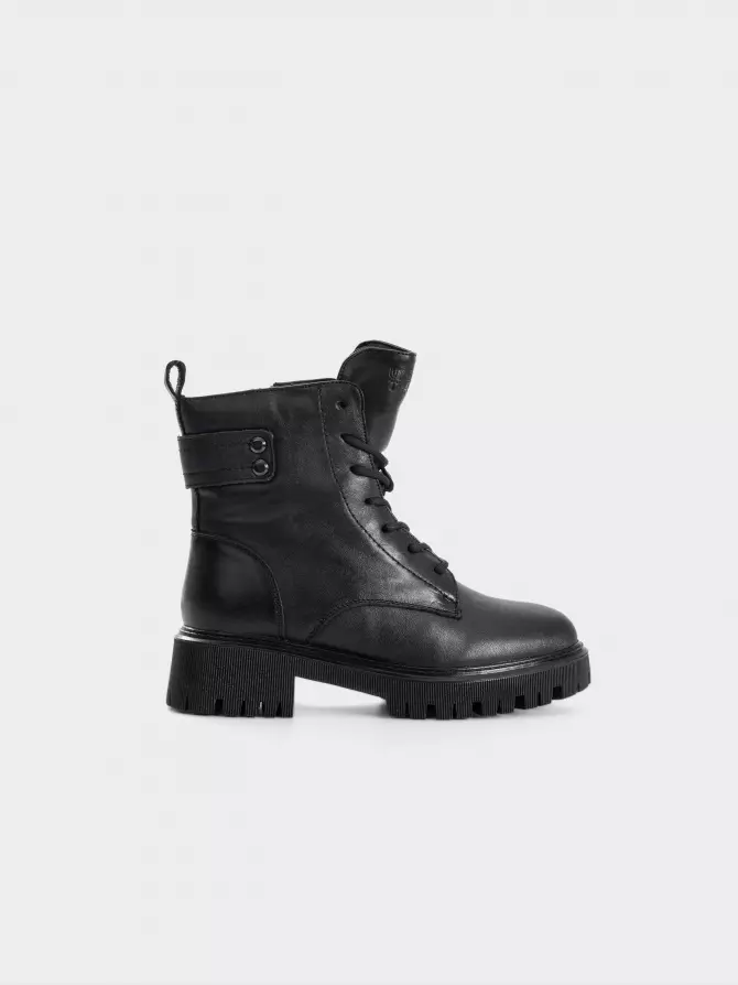 Female boots URBAN TRACE: black, Winter - 00