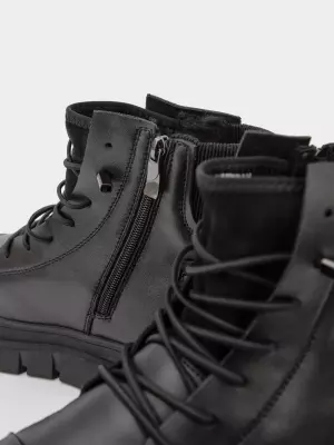 Male boots URBAN TRACE:  black, Winter - 02