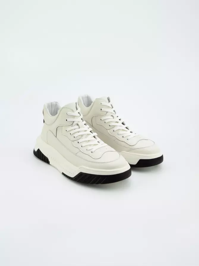 Male sneakers URBAN TRACE: white, Demі - 01