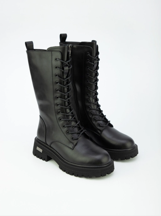 Female high boots URBAN TRACE: black, Winter - 01