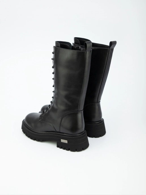 Female high boots URBAN TRACE: black, Winter - 02