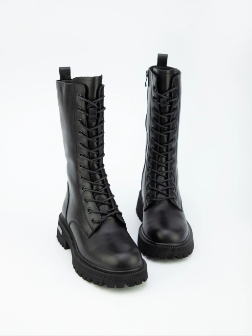Female high boots URBAN TRACE: black, Winter - 03