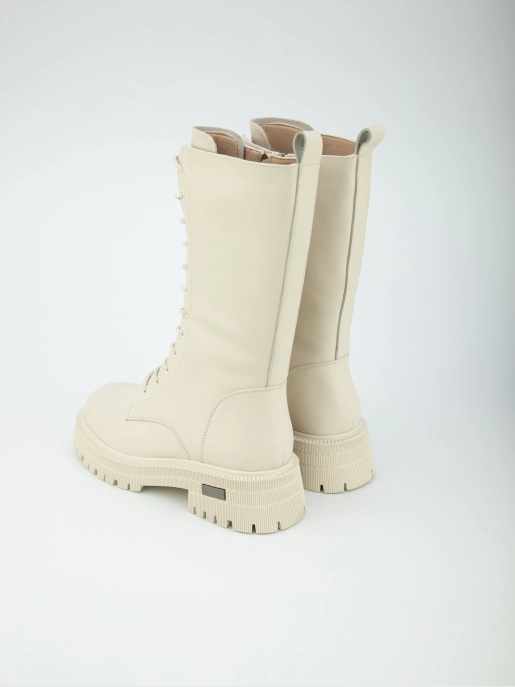Female high boots URBAN TRACE: beige, Winter - 02