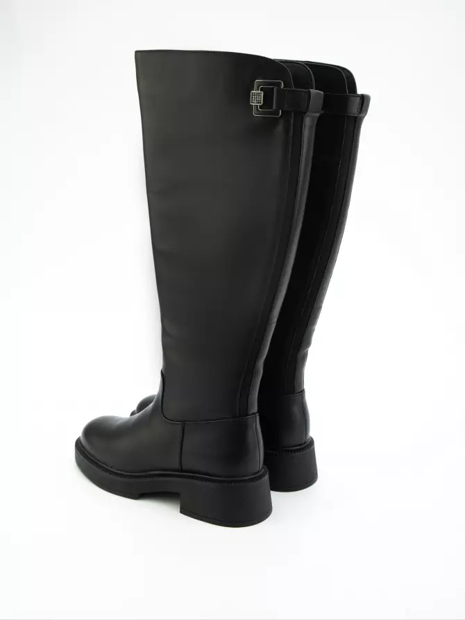 Female high boots URBAN TRACE: black, Winter - 02