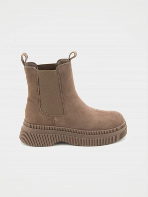Female boots URBAN TRACE:  beige, Winter - 01