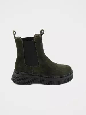 Female boots URBAN TRACE:  green, Winter - 01