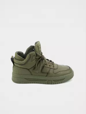 Male boots URBAN TRACE:  green, Winter - 01