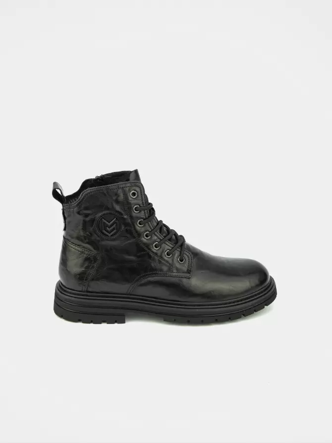 Male boots URBAN TRACE: black, Winter - 00