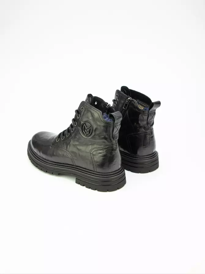 Male boots URBAN TRACE: black, Winter - 02