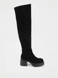 Female over knee boots URBAN TRACE:  black, Winter - 01