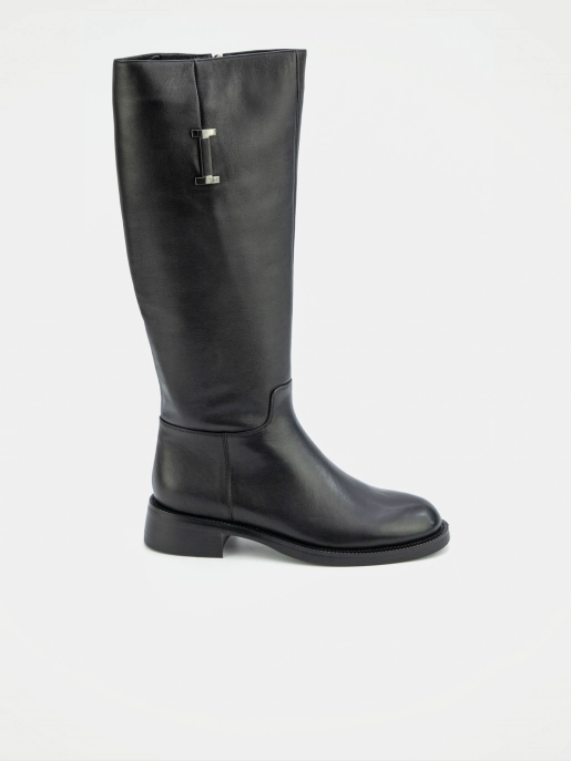 Female high boots URBAN TRACE: black, Demі - 00