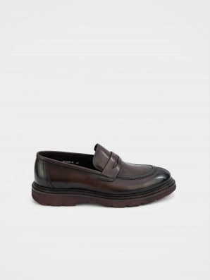Men's loafers URBAN TRACE:  brown, Year - 01