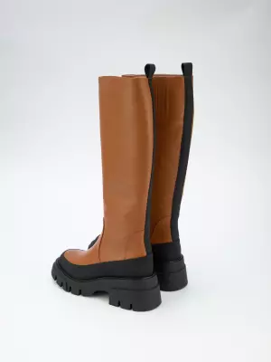 Female high boots URBAN TRACE:  brown, Winter - 02