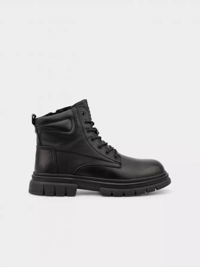 Male boots URBAN TRACE: black, Winter - 00