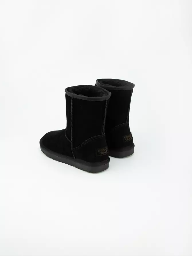 Female boots URBAN TRACE: black, Winter - 02