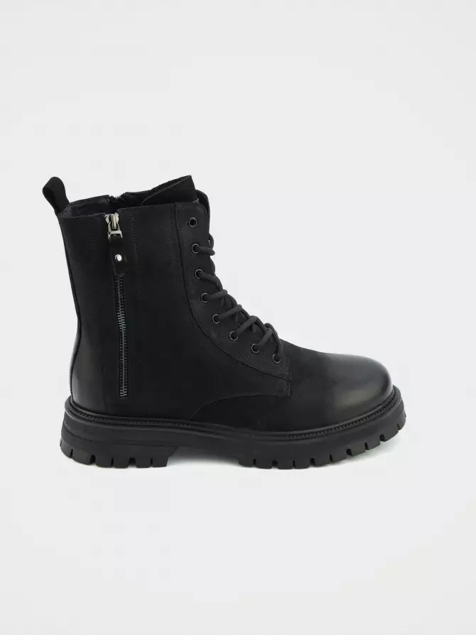 Male boots URBAN TRACE: black, Winter - 00